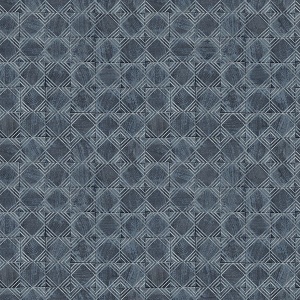 Button Block Blue Geometric Wallpaper