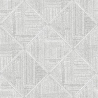 Cade Grey Geometric Wallpaper