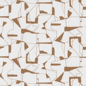 Calder Gold Abstract Wallpaper