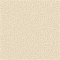 Calendula Grey Modern Floral Wallpaper