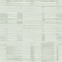 Callaway Green Woven Stripes Wallpaper