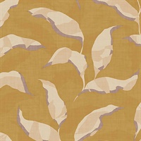 Callista Mustard Leaves Wallpaper