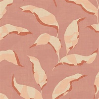 Callista Pink Leaves Wallpaper