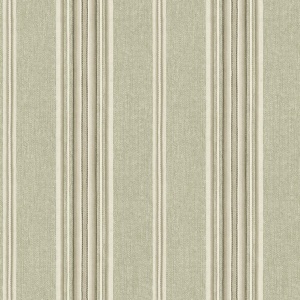 Calvados Moss Linen Stripe Wallpaper