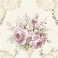 Ornamental Floral Wallpaper