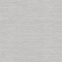 Cantor Grey Faux Grasscloth Wallpaper