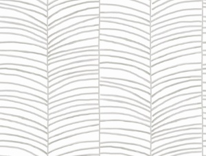 Cascade Palm Grey Chic Tropics Peel & Stick Wallpaper