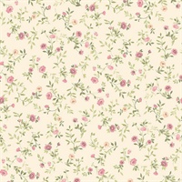 Catlett Floral Toss Wallpaper