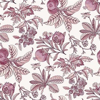 Cecilia Purple Fruit Wallpaper