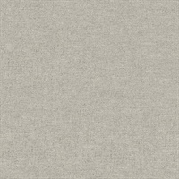 Chambray Grey Fabric Weave Wallpaper