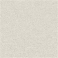 Chambray Light Grey Fabric Weave Wallpaper