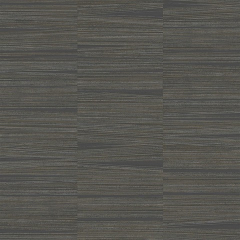 Charcoal Line Stripe Wallpaper
