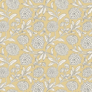 Chatsworth Garden Sky Blue Wallpaper