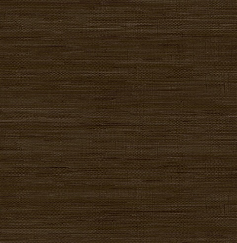 Chocolate Classic Faux Grasscloth Peel & Stick Wallpaper