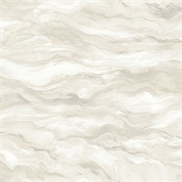 Cirrus Beige Wave Wallpaper
