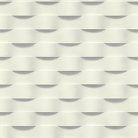 Clarice Grey Geometric Ripple Wallpaper
