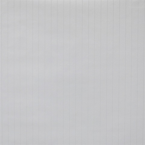 Classic Stripe Paintable Wallpaper - White