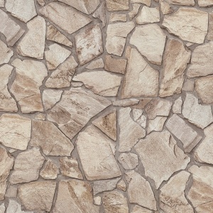 Claystone Cottage Motif Wallpaper