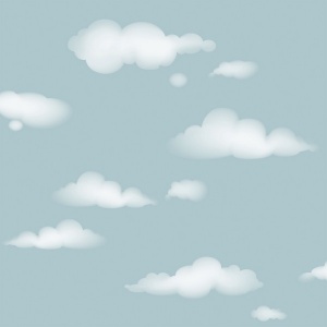 Cloudy Sky Blue Wallpaper