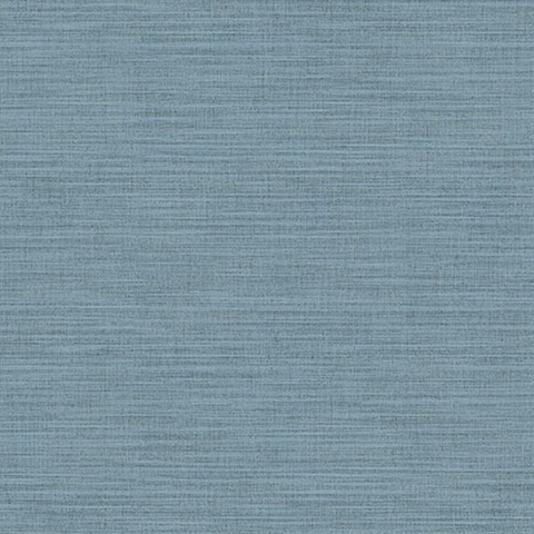 Colicchio Blue Linen Texture Wallpaper