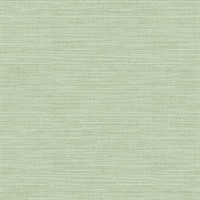 Colicchio Light Green Linen Texture Wallpaper