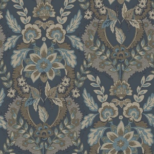 Collins Teal Wallpaper