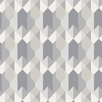 Copenhagen Grey Geometric Wallpaper