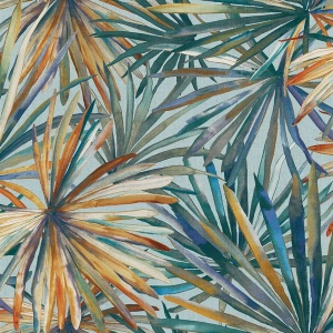 Corifa Cream Palm Leaf Wallpaper