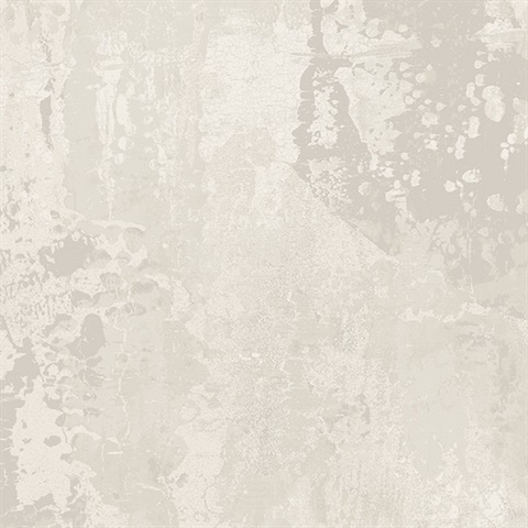 Crackle Plaster Metallic Wallpaper