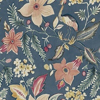 Crestwood Blue Crowned Crane Wallpaper by Scott Living