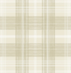 Crossroads Plaid Wrought Iron Peel & Stick Wallpaper
