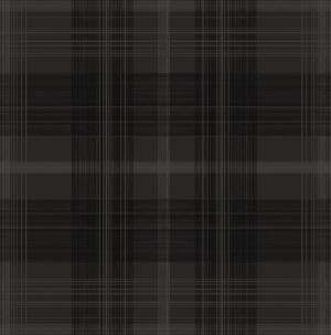 Crossroads Plaid Wrought Iron Peel & Stick Wallpaper
