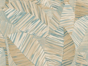 Crown Canopy Blue Palm Peel & Stick Wallpaper