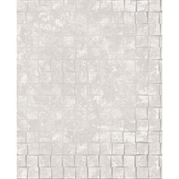Cubist Grey Geometric Wallpaper