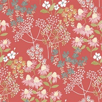 Cultivate Red Springtime Blooms Wallpaper