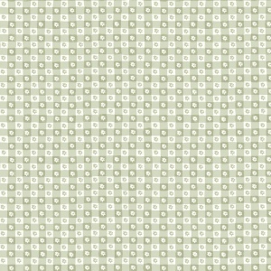 Daisy Gingham Blue Floral Check Premium Peel + Stick Wallpaper