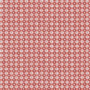 Daisy Gingham Blue Floral Check Premium Peel + Stick Wallpaper