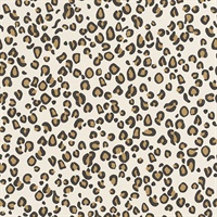 Damisa Mustard Leopard Print Wallpaper