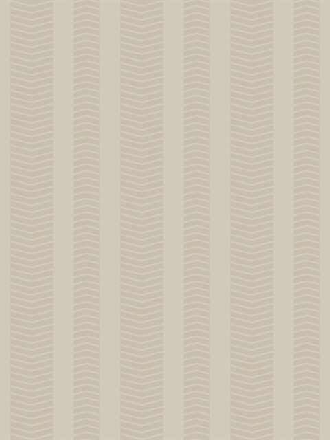 Ashford House Dart Stripe Wallpaper - Taupe