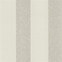 Dash Light Grey Linen Stripe Wallpaper