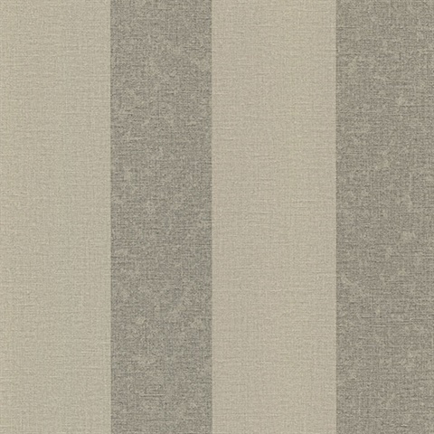 Dash Taupe Linen Stripe Wallpaper
