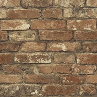Davis Red Brick Wallpaper
