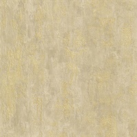 Deimos Gold Distressed Texture Wallpaper