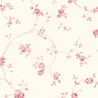 Delft Rose Wallpaper