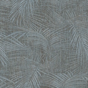Della Palm Blue Multi Wallpaper