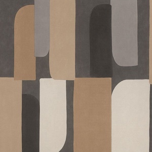 Derain Blue Geometric Wallpaper