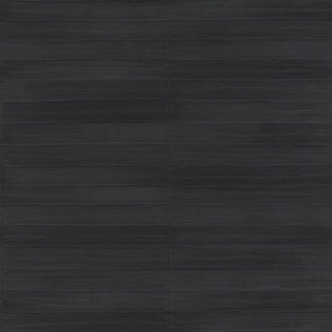 Dermot Black Horizontal Stripe Wallpaper
