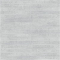 Dermot Silver Horizontal Stripe Wallpaper