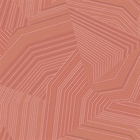 Desert Red Dotted Maze Wallpaper