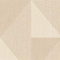 Diamond Khaki Tri-Tone Geometric Wallpaper